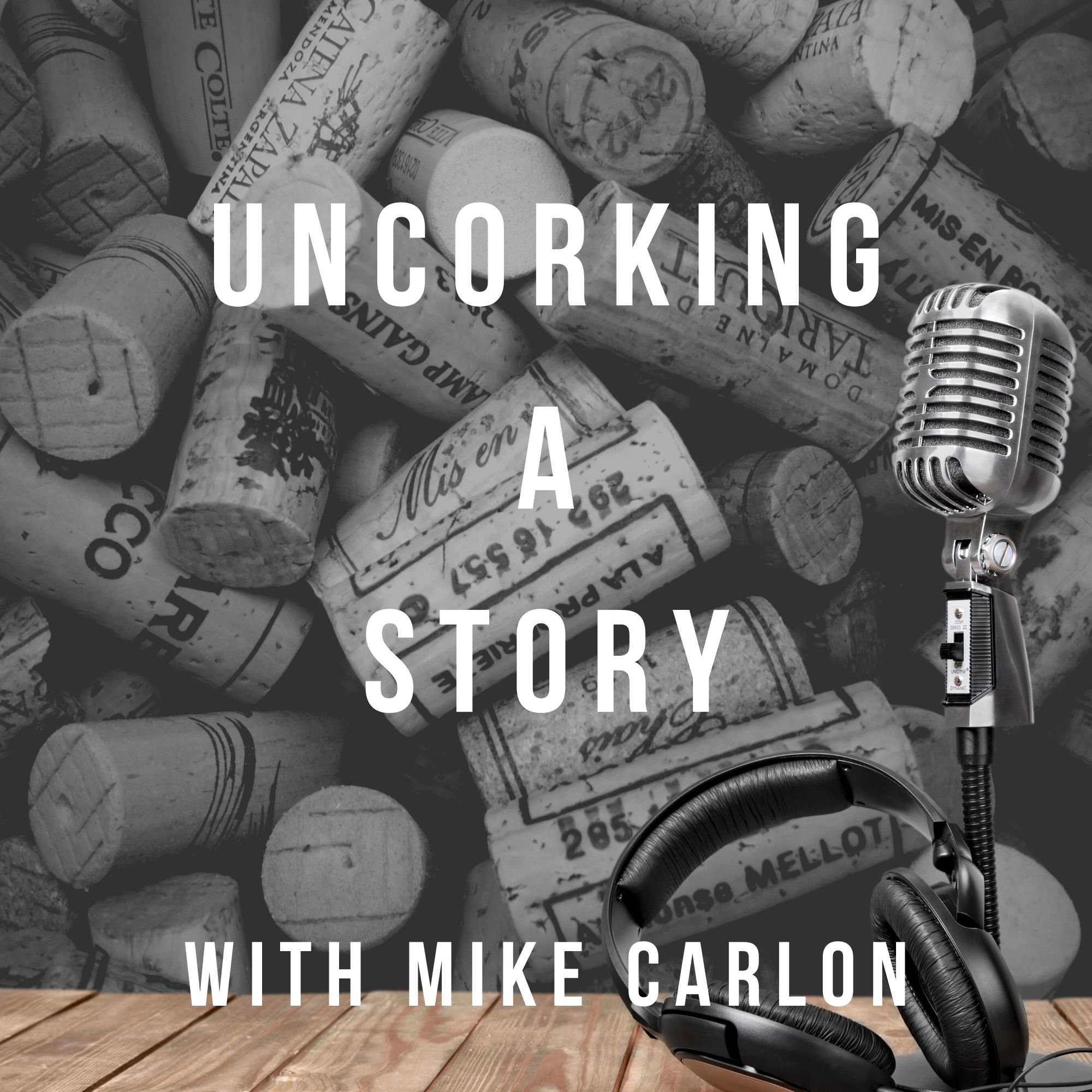 Uncorking a Story podcast logo